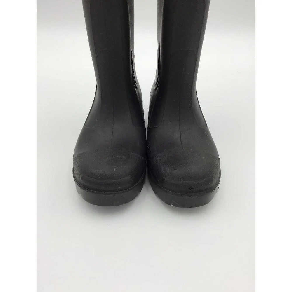 LaCrosse Black Rubber Boots Youth Size USA Tall Waterproof Workwear Barn Boots